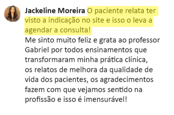 Depoimento de aluna sobre o site de indicação da FSA®