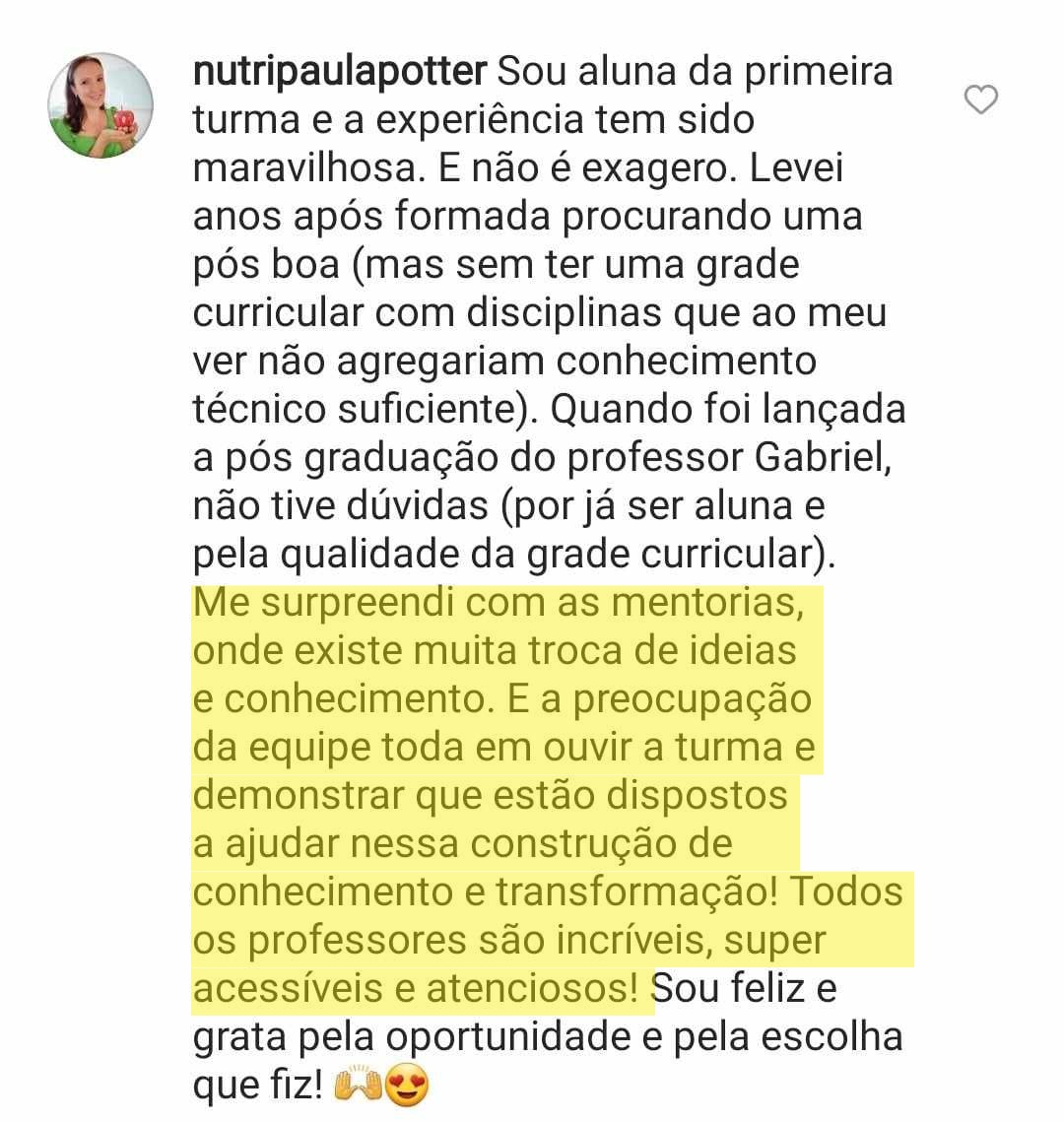 Depoimento de aluna sobre o site de indicação da FSA®